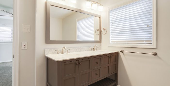 Master Bathroom double Vanity Collier Heights Located in Historic Collier Heights Kevin Polite HausZwei Homes Solid Source Realty, Inc