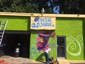 Memorial Drive paint Decatur Ole School