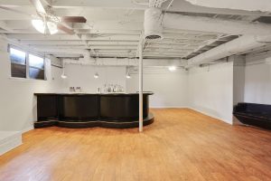 Basement showing bar in Historic Collier Heights