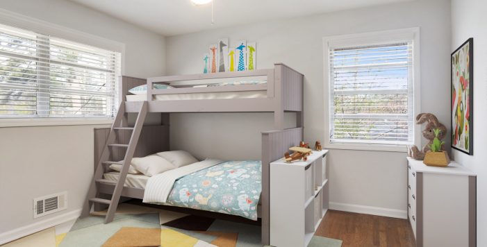 Childrens bedroom staged Collier Heights Kevin Polite HausZwei Homes Solid Source Realty, Inc.