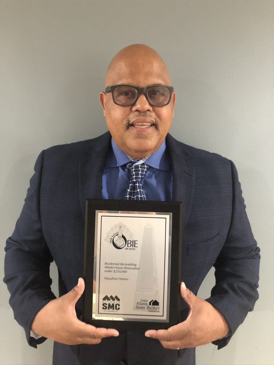 Kevin Polite Greater Atlanta Homebuilders Association Obie Silver Award