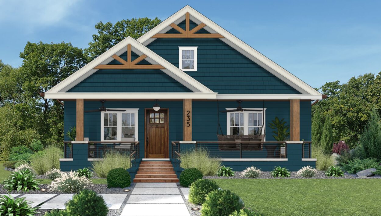 Sherwin-Williams Moscow Midnight Bungalow Pine Lake Real Estate