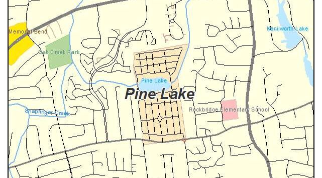 Stone Mountain Park is minutes away from Pine Lake